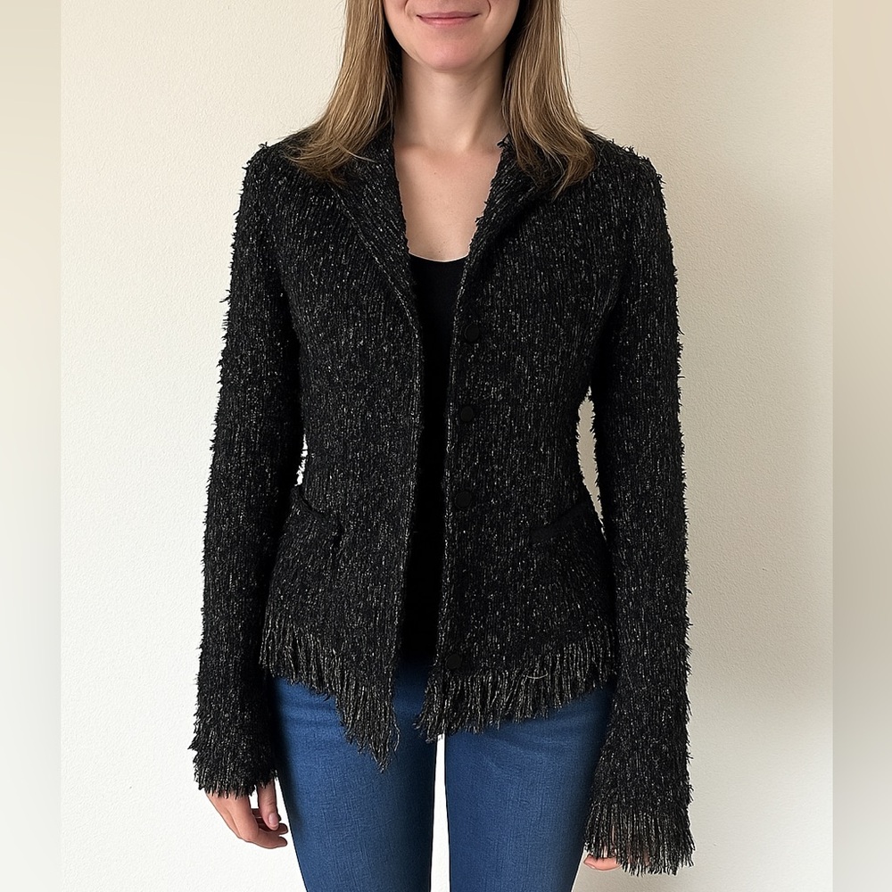 Elie Tahari Tweed Blazer